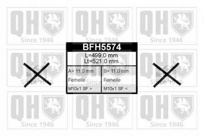 QUINTON HAZELL bfh5574 -  Тормозной шланг